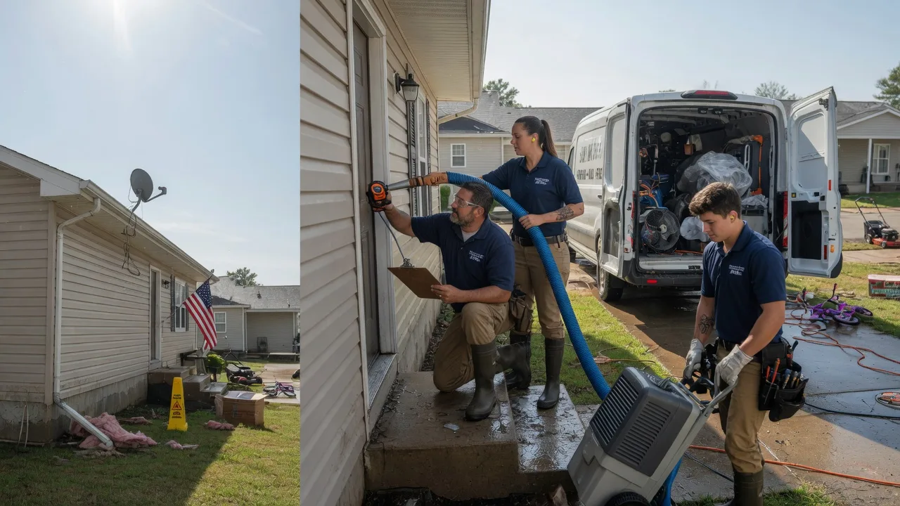 Ceiling Water Damage Restoration in Cairo, IL near me